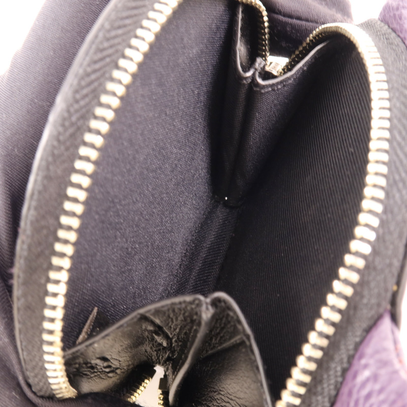 COACH 牛皮皮革Coins Case銀扣零錢包-11