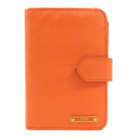 FENDI 牛皮皮革Wallet金扣錢包
