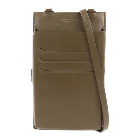 BOTTEGA VENETA 皮革Phone Bag銀扣肩背袋