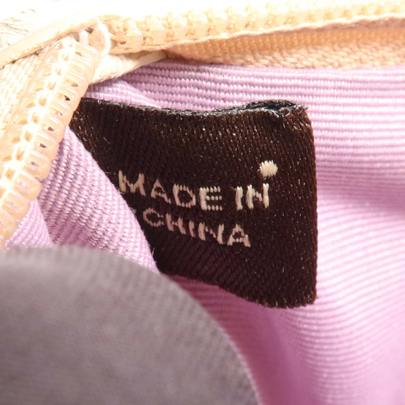 COACH 塗層帆布Pouch銀扣手拿包-5