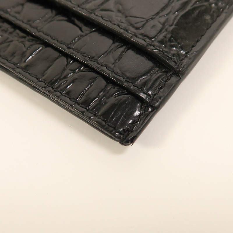 SAINT LAURENT 牛皮皮革Card Case金扣卡片套-9