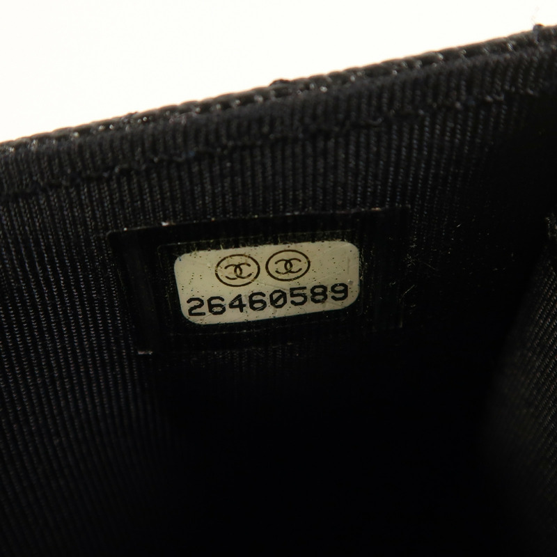 CHANEL 牛皮皮革Card Case金扣卡片套-6