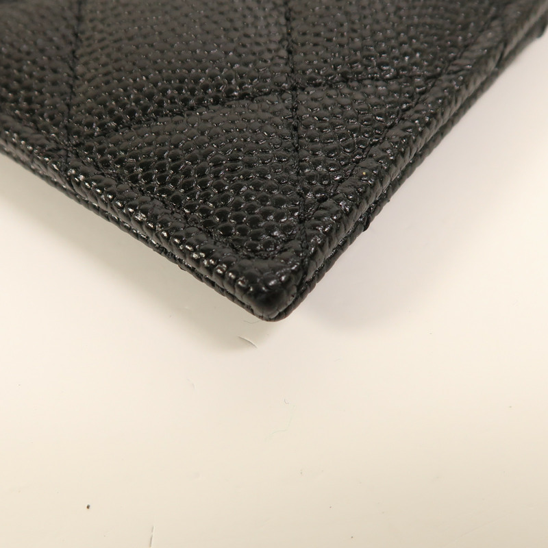 CHANEL 牛皮皮革Card Case金扣卡片套-8