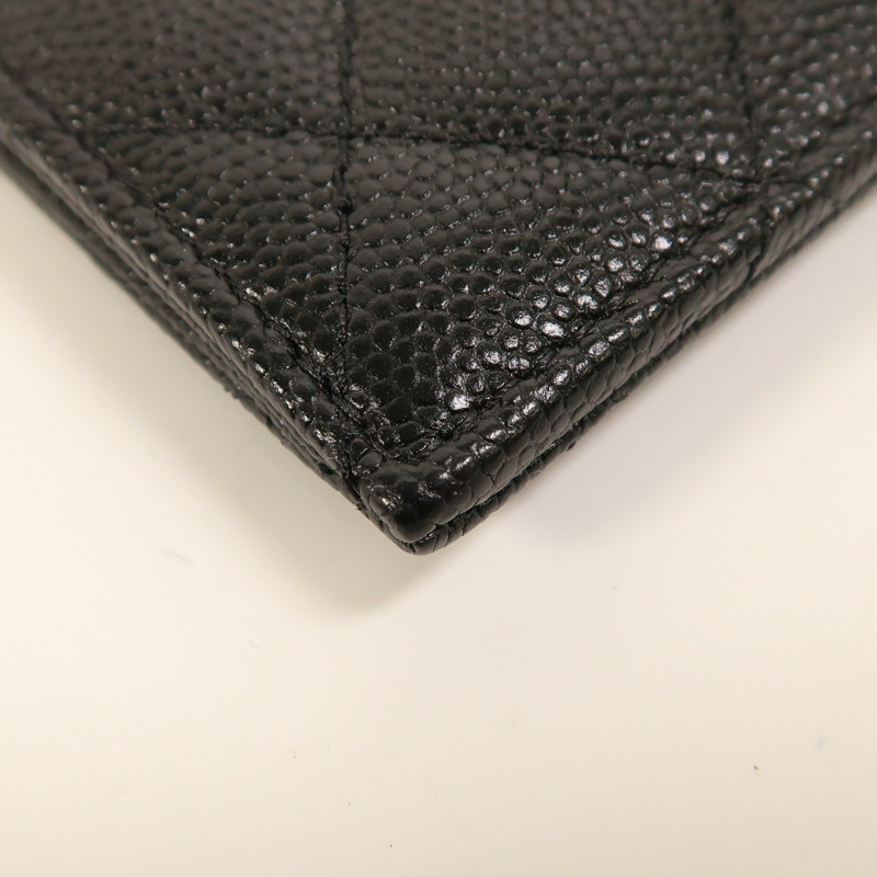 CHANEL 牛皮皮革Card Case金扣卡片套-9