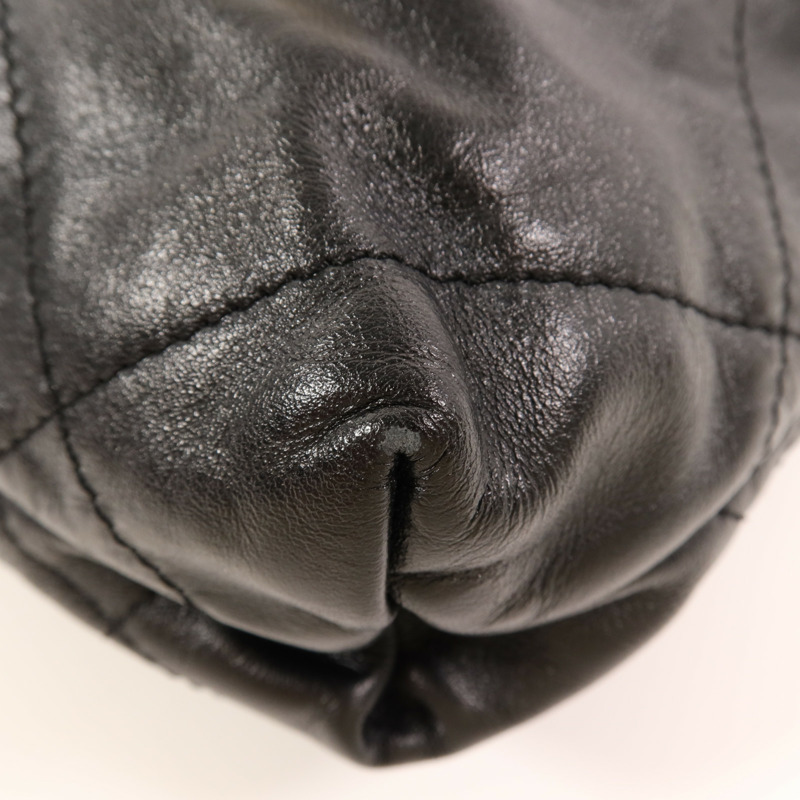 CHANEL 牛皮皮革Chanel Mini 22金扣手挽肩背兩用袋-9