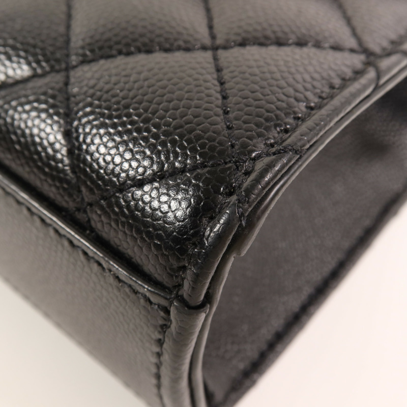 SAINT LAURENT 牛皮皮革Small Envelope金扣鏈帶肩背袋-9