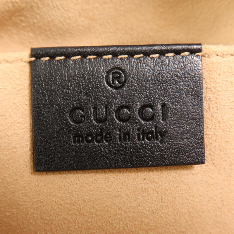 GUCCI 牛皮皮革GG Marmont Small Camera Bag金扣肩背袋-5