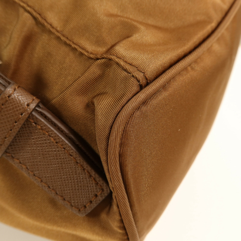 PRADA 尼龍Rucksack銀扣背包-13