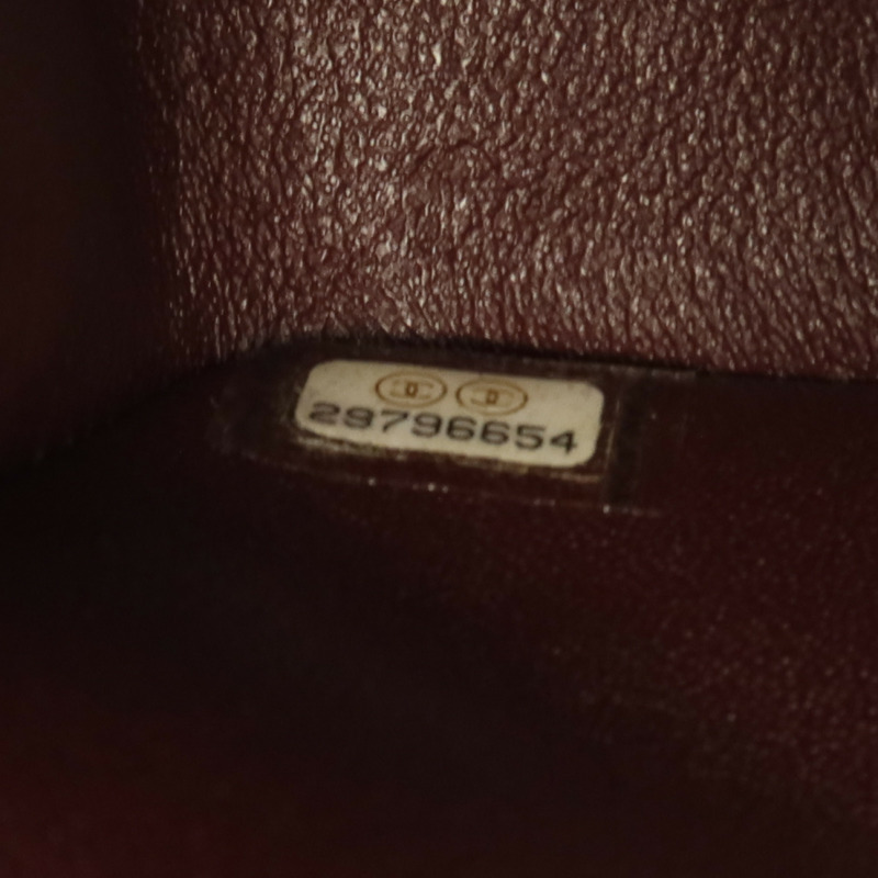 CHANEL 羊皮皮革Classic 25銀扣鏈帶肩背袋-6