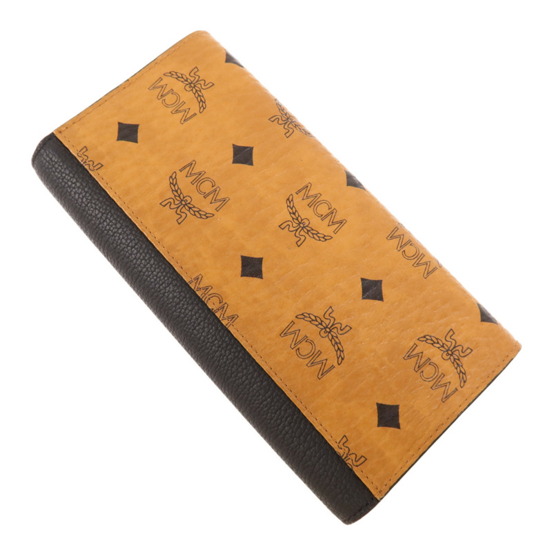 MCM 牛皮皮革Long Wallet金扣長錢包-3