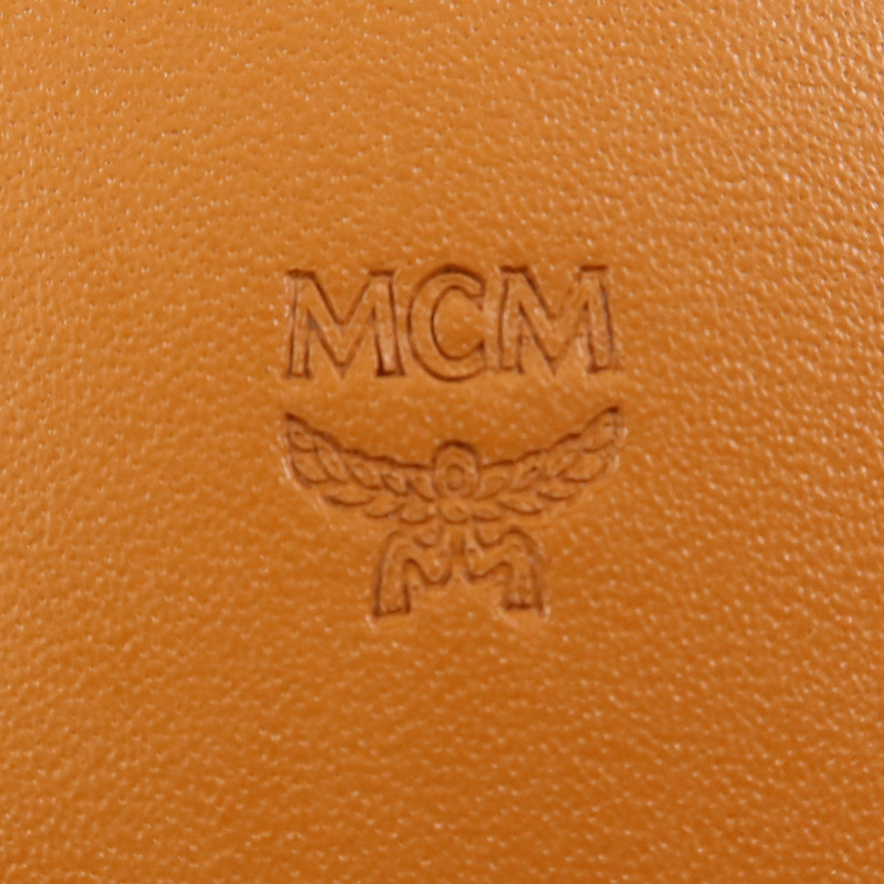 MCM 牛皮皮革Long Wallet金扣長錢包-5