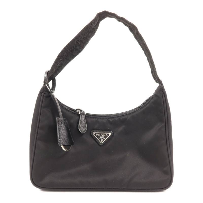 PRADA 尼龍Re-Edition 2000 Mini銀扣手挽袋-1