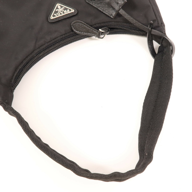 PRADA 尼龍Re-Edition 2000 Mini銀扣手挽袋-8