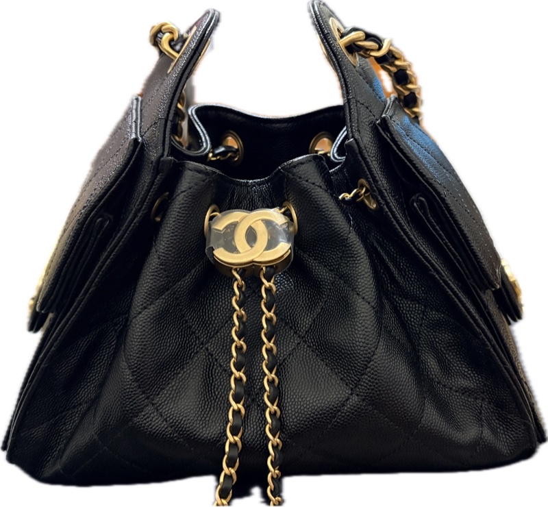 CHANEL 25 BAG mini 黑金 義大利11/27帶回-1