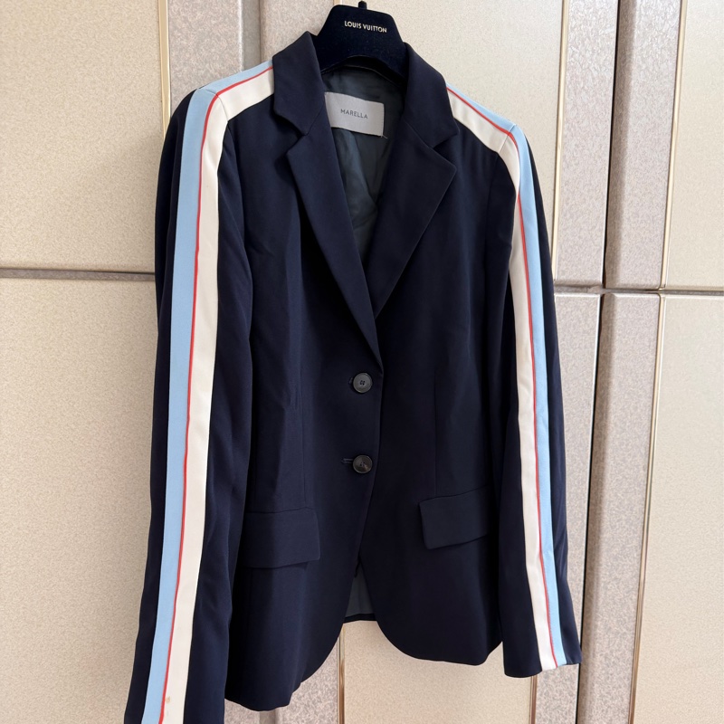 全新Marella正品深藍色西裝外套 36號-3