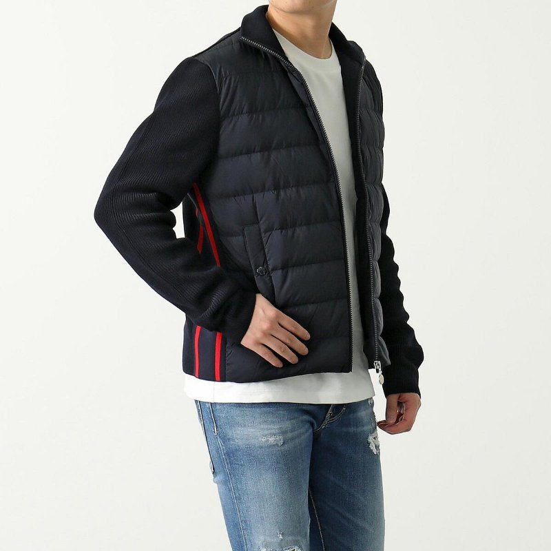 💎Han's house精品服飾💎 moncler 羊毛 拼接 羽絨 外套-2