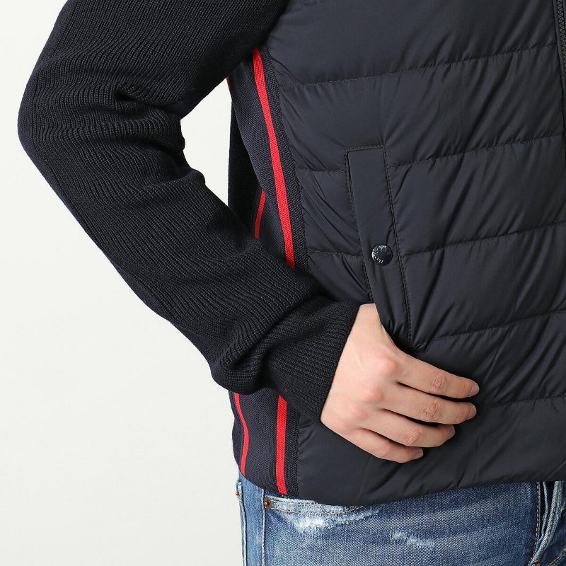 💎Han's house精品服飾💎 moncler 羊毛 拼接 羽絨 外套-3