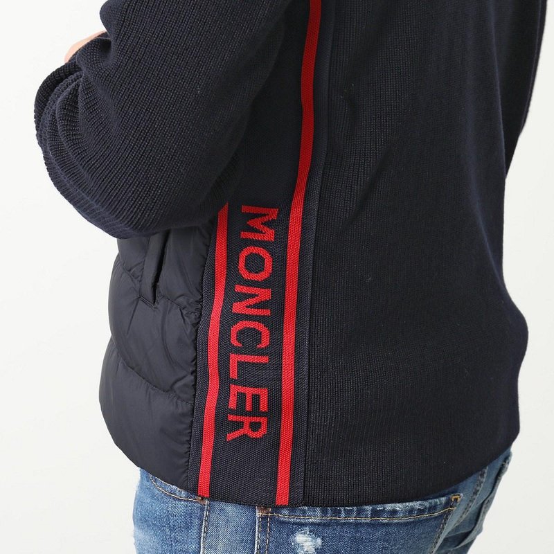 💎Han's house精品服飾💎 moncler 羊毛 拼接 羽絨 外套-4