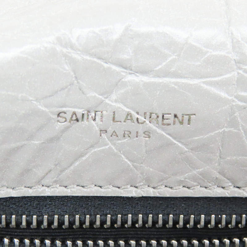 灰色 山羊皮 Niki 中型 鏈帶肩背包【SAINT LAURENT YSL 聖羅蘭 】 498883-7