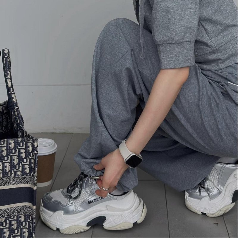 💎Han's house精品服飾💎Balenciaga TRIPLE S 巴黎世家 復古 老爹涼 半拖 懶人鞋 鞋-3