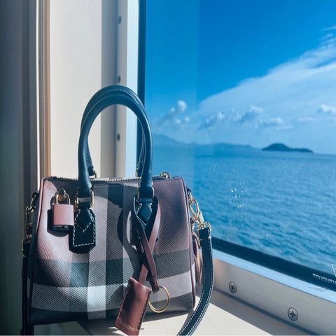 Burberry 波士頓手提/斜背包