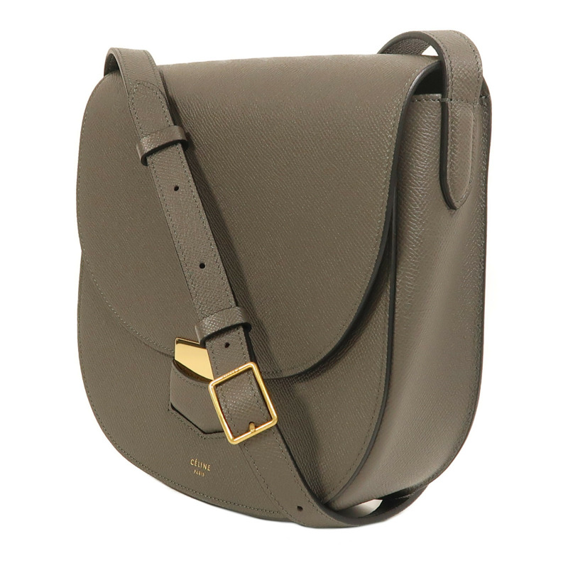 CELINE 牛皮皮革Trotteur金扣肩背袋-2