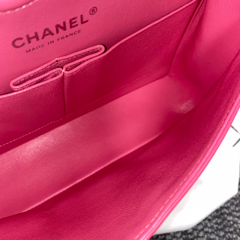 (已保留)#大全配🈶購證 #99新閒置 香奈兒Cf23小號Coco系列 淺粉色超稀有💕-26