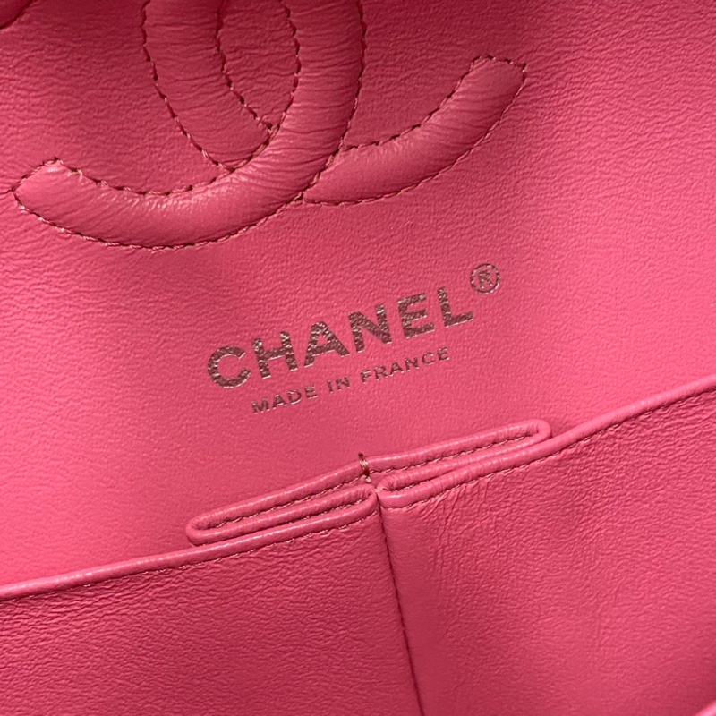 (已保留)#大全配🈶購證 #99新閒置 香奈兒Cf23小號Coco系列 淺粉色超稀有💕-27