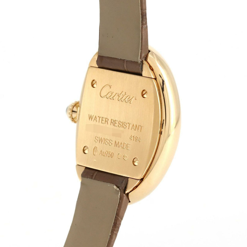 卡地亞 Baignoire SM YG WGBA0007 石英錶-5