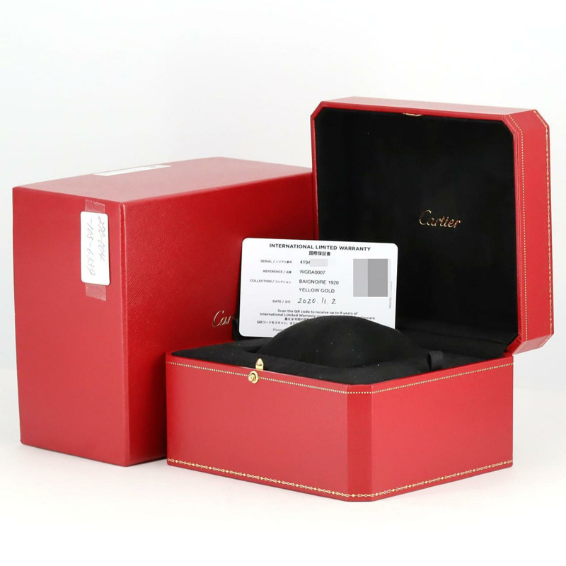 卡地亞 Baignoire SM YG WGBA0007 石英錶-7