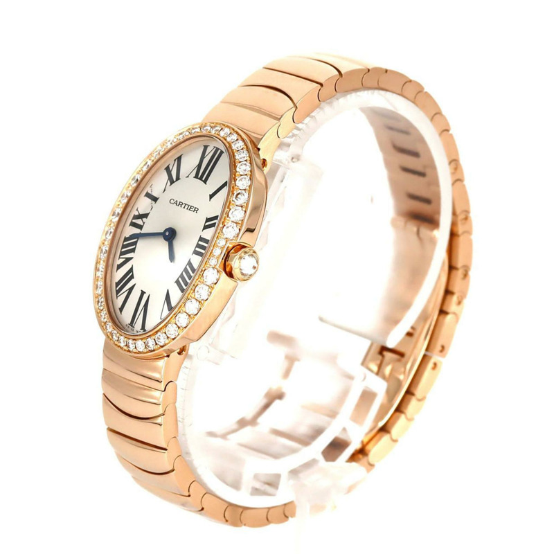 卡地亞 Baignoire SM PG D WB520002 PG/RG 石英錶-1