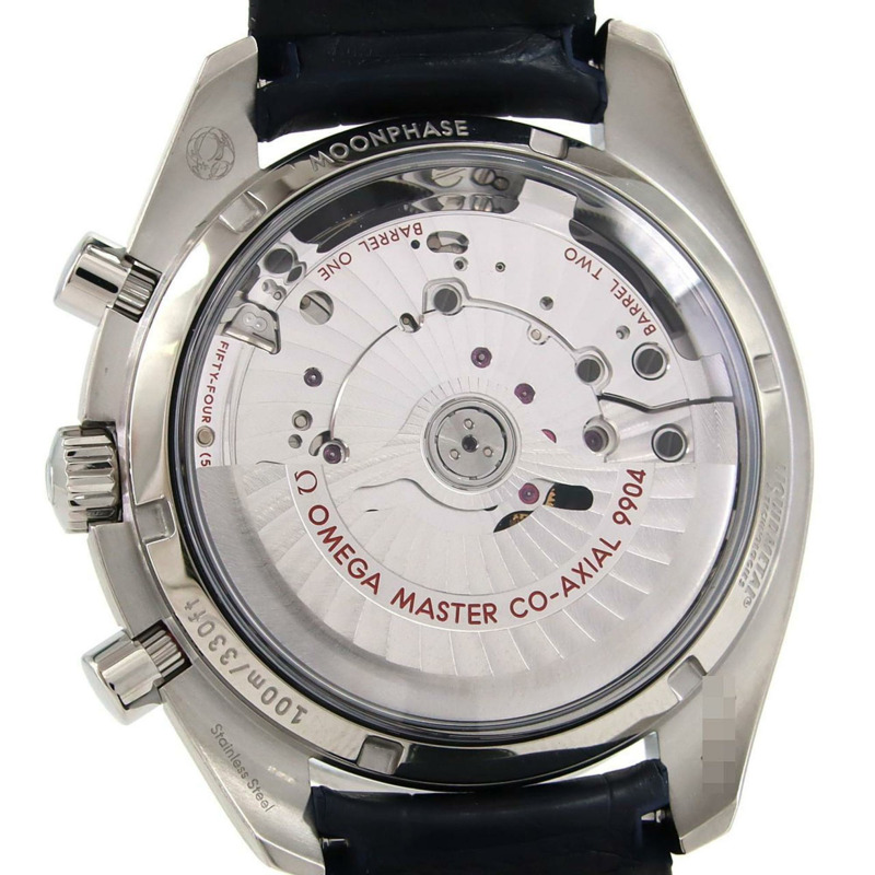 歐米茄超霸系列月相腕錶 304.33.44.52.03.001 不鏽鋼自動腕錶-5