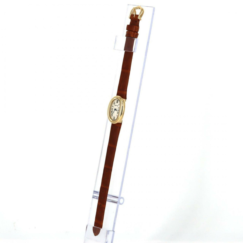 卡地亞迷你 Baignoire YG W1510956 石英錶-1