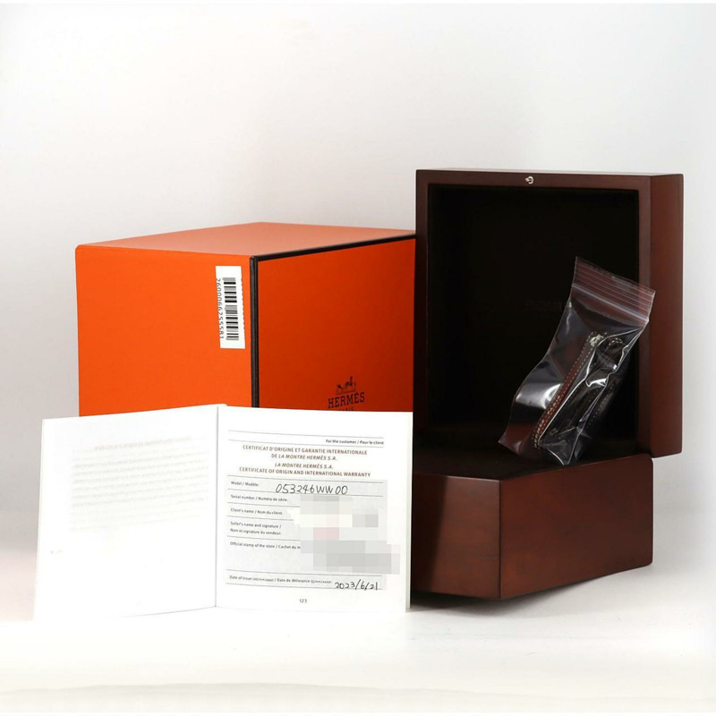 愛馬仕 H Watch PG D HH1.173 PG/RG 石英腕錶-6