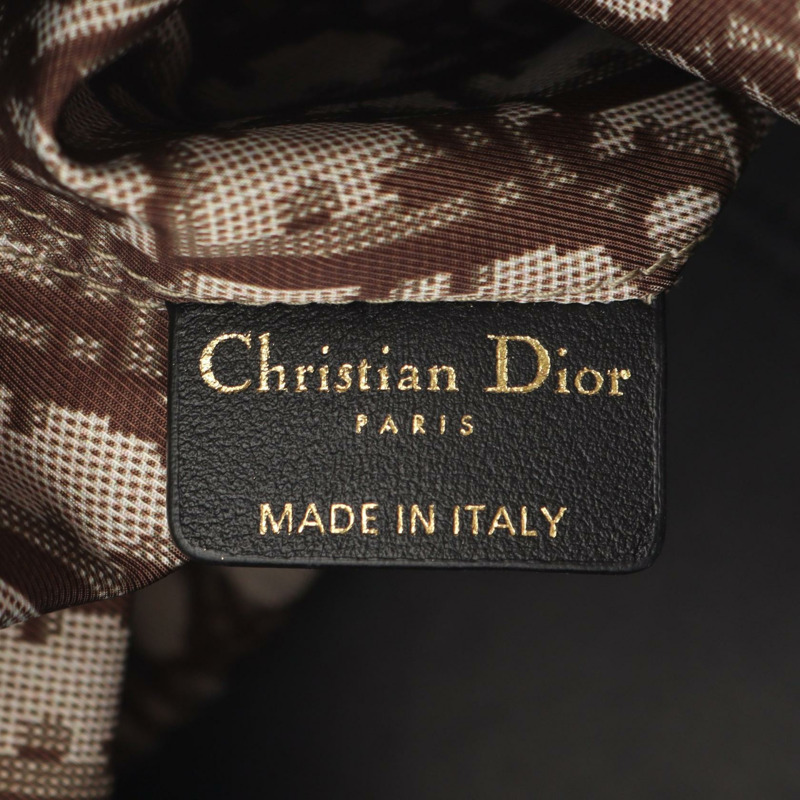 Dior Toujours Oblique 大手提包,帆布皮革,米色、棕色、黑色,二手-3