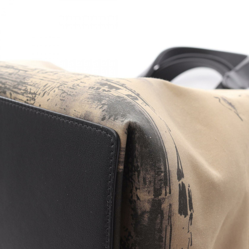 Dior Toujours Oblique 大手提包,帆布皮革,米色、棕色、黑色,二手-8