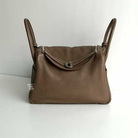 98新🫰🏻Hermès Lindy 30 大象灰銀釦