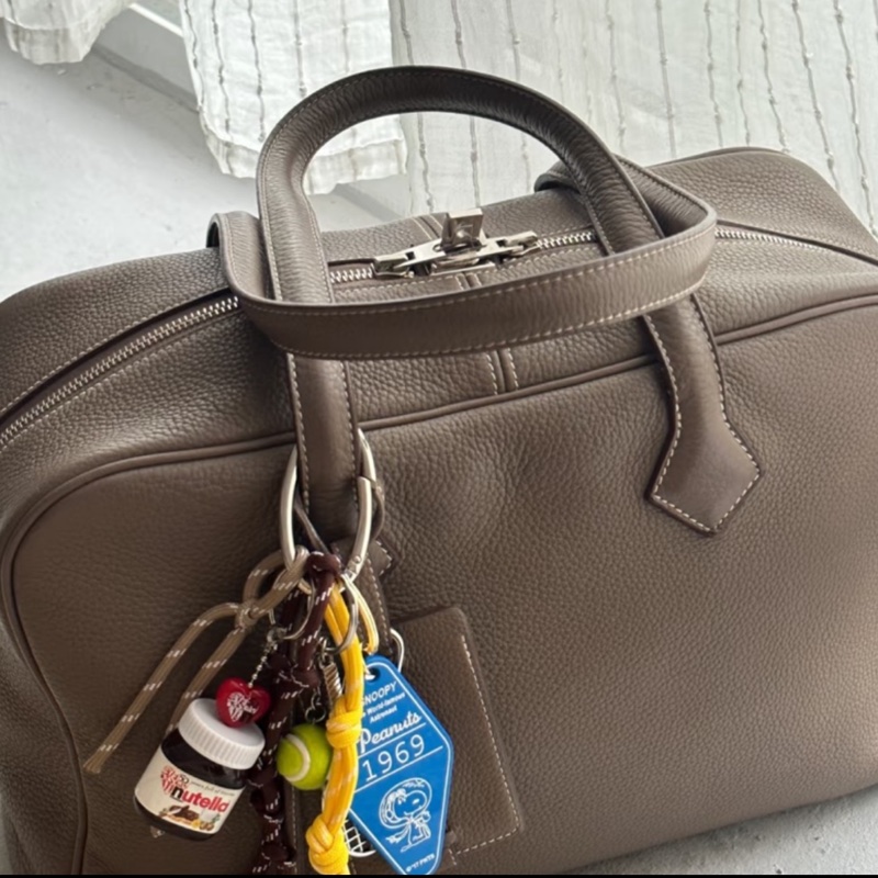 Hermes Victoria 35大象灰-0