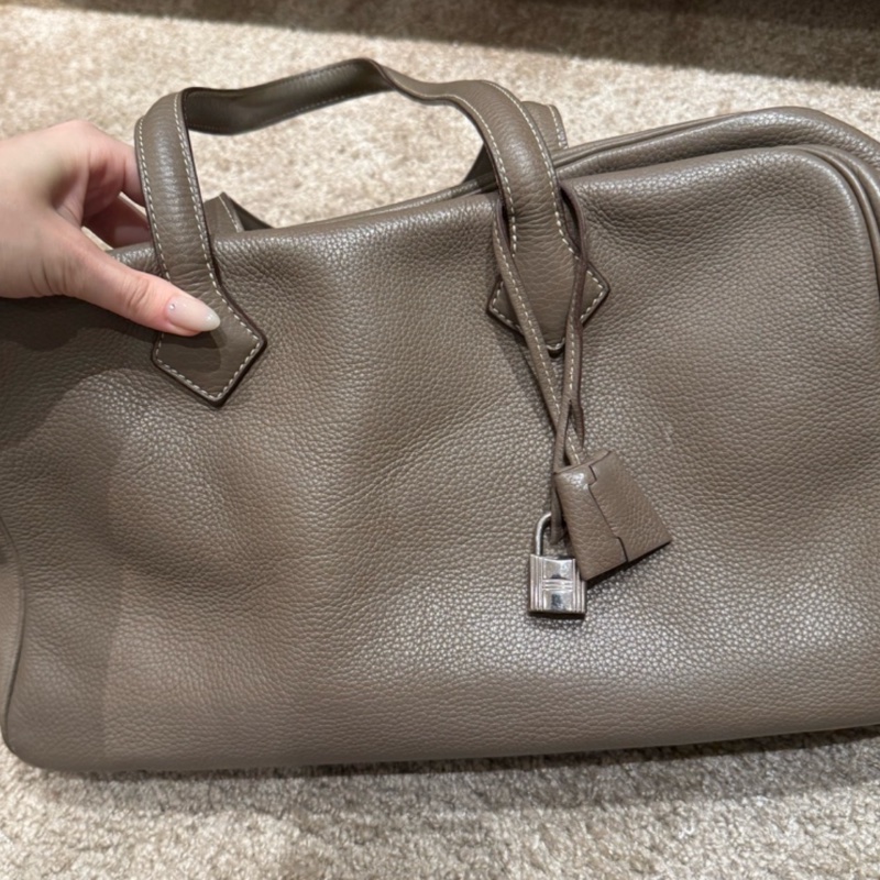 Hermes Victoria 35大象灰-5