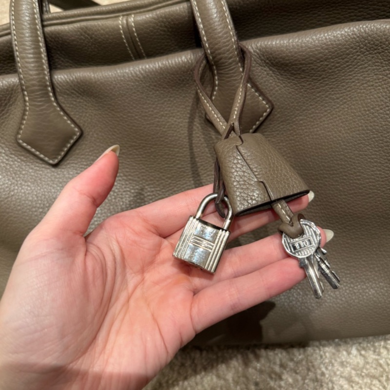 Hermes Victoria 35大象灰-6
