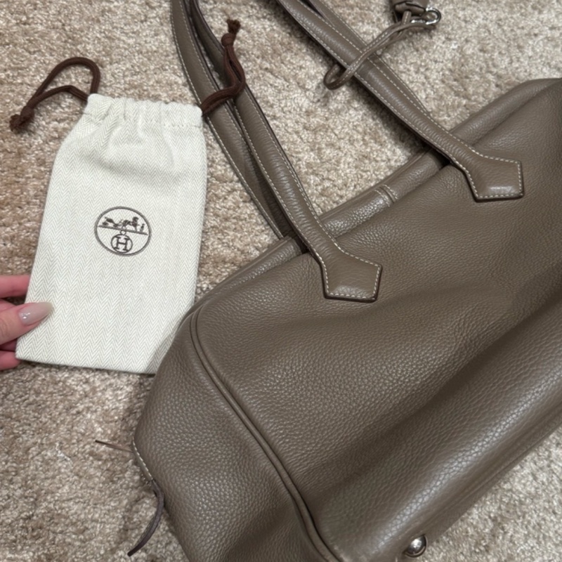 Hermes Victoria 35大象灰-7