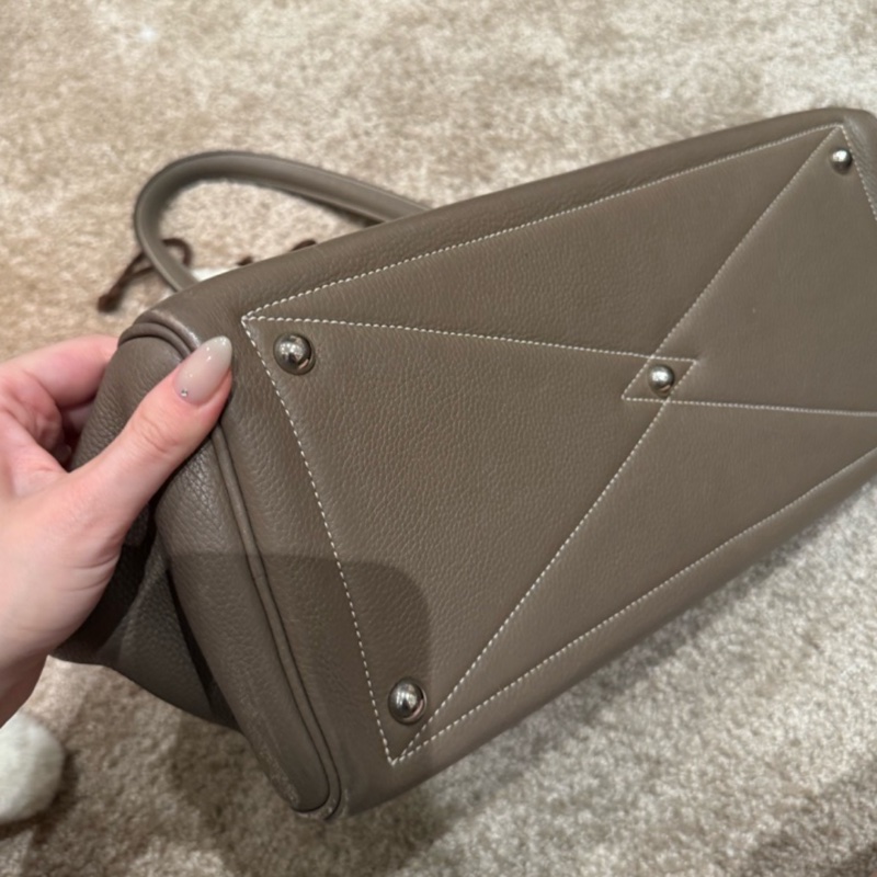 Hermes Victoria 35大象灰-9