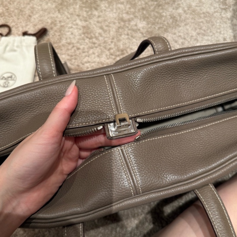 Hermes Victoria 35大象灰-13