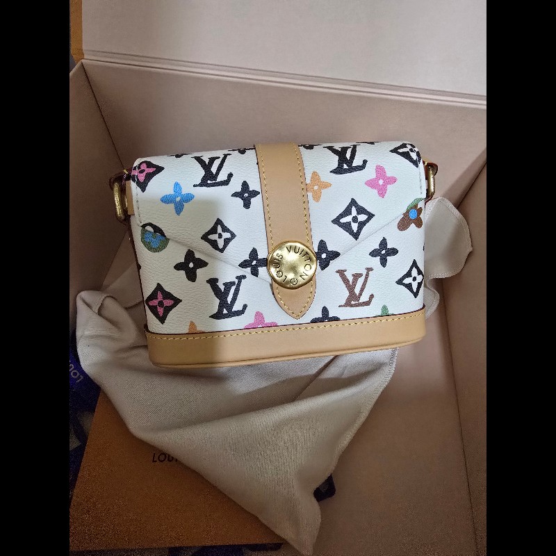 全新大全配 LV M83346側背包 新光購入-0