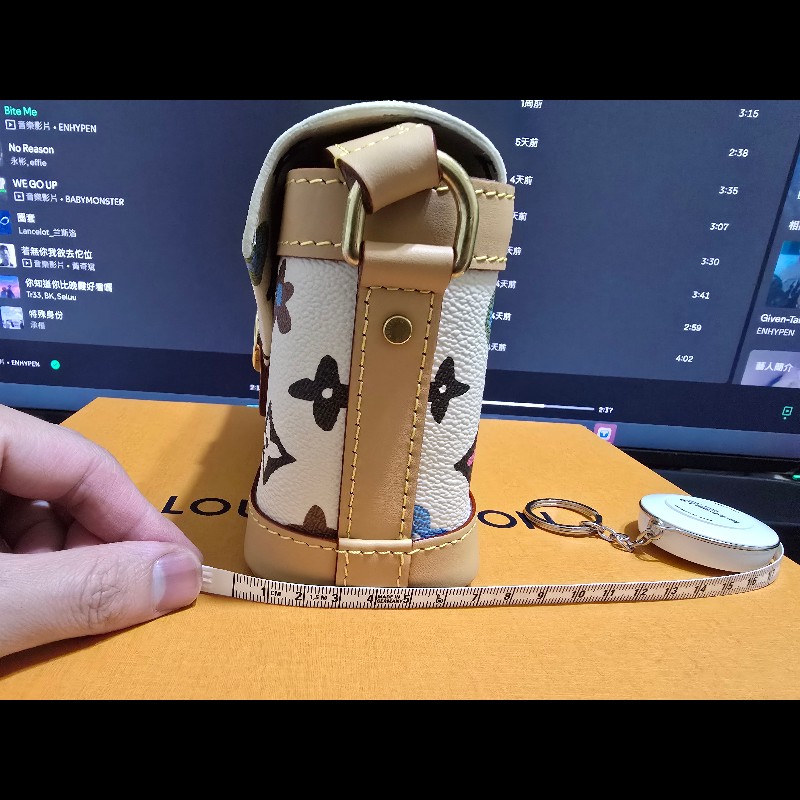 全新大全配 LV M83346側背包 新光購入-4