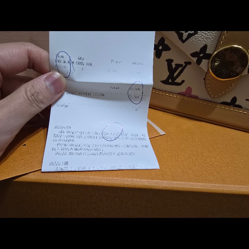 全新大全配 LV M83346側背包 新光購入-9