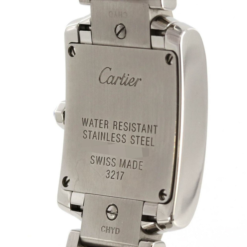 卡地亞 Tank Française SM D W4TA0008 不鏽鋼石英錶-5