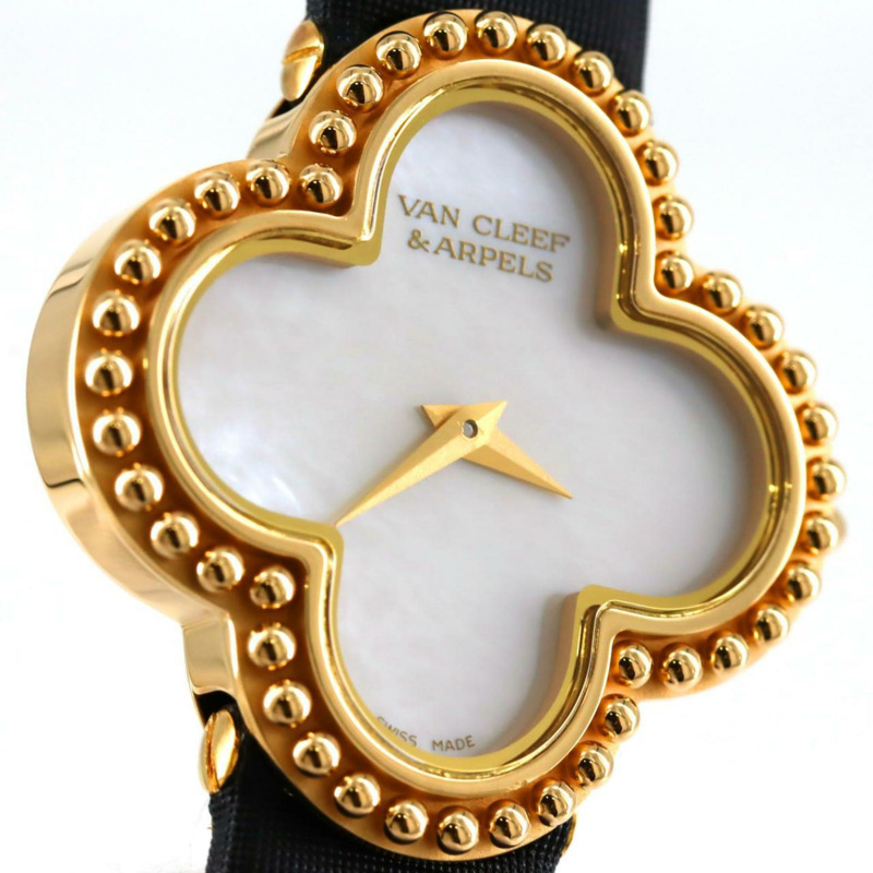 梵克雅寶 Alhambra YG 136574 VCARD22000 石英錶-3