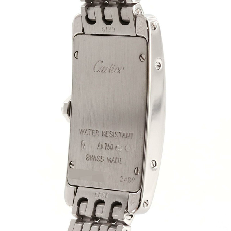 卡地亞 Tank Américaine SM WG D WB710009 石英手錶-4