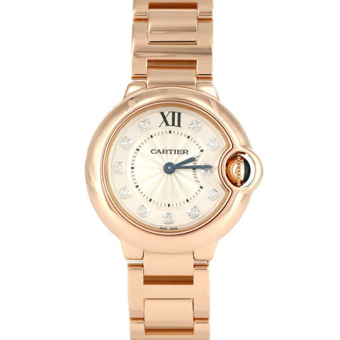 卡地亞 Ballon Bleu SM PG/11P WE902025 PG/RG 石英腕錶